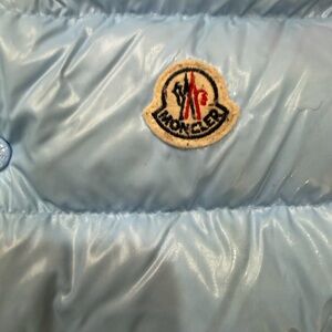 Moncler Kids Sky Blue Puffer Jacket Automatic